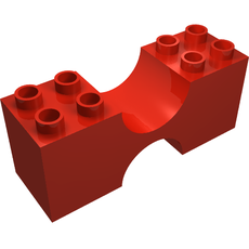 Duplo Brick 2 x 6 x 2 Double Concave (250)