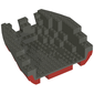 Boat Hull Section, Large Stern 14 x 16 x 5 1/3 with Dark Gray Top [Complete Assembly]
