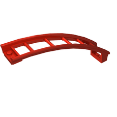 Vehicle Track, Roller Coaster Ramp Large Upper Part, 6 Bricks Elevation (26560)