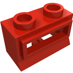 LEGO PART 27 Window 1 x 2 x 1, Short Lip [no Glass] | Rebrickable ...