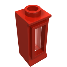 Window 1 x 1 x 2, Short Lip [with Glass] (29c01)