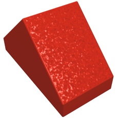 Brick Sloped 45° 2 x 1 Double without Bottom Pin (3044a)