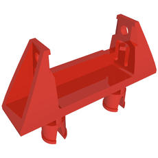 String Reel 1 x 4 x 2 Holder with 2 Technic Pins (30636)