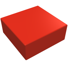Tile 1 x 1 without Groove (3070a)