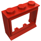 Window 1 x 3 x 2 Classic with Solid Studs, No Glass