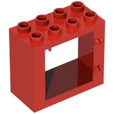 Duplo Door / Window Frame Flat Front Surface (4253)