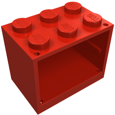 Cupboard 2 x 3 x 2 with Solid Studs (4532)