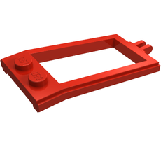 Animal / Creature Accessory, Horse Hitching, with 1 x 2 Studs, Hinge [2 Fingers] (4587)