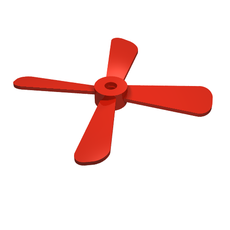 Propeller 4 Blade 13 Diameter without Studs (4751c)