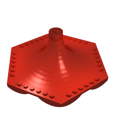 Fabuland, Merry-Go-Round Type 2 Roof (4841)
