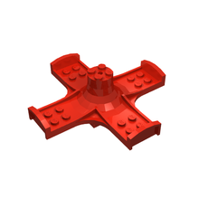 Fabuland, Merry-Go-Round Base and Type 1 Top [Complete Assembly] (4874c01)