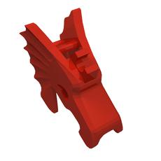 Animal / Creature Accessory, Horse Battle Helmet [Winged, One Clip] (6125)