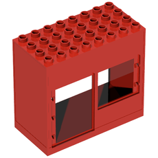 Duplo Building 4 x 8 x 6 with Front Door and Window (6431)