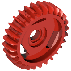 Differential Gear - 28 Tooth with Round Axle Hole (65413)