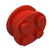 Wheel Old with 4 Studs (7039)