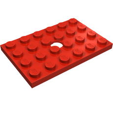 Plate Special 4 x 6 with Hole (709)