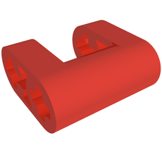 Technic Connector 2 x 2 with 1 x 1 Cut-Out with Axle Holes (72008)