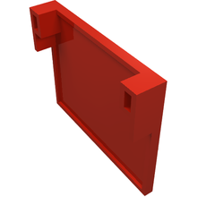 Garage Door Solid (without Counterweights) - Old with Hinge Pins (822b)