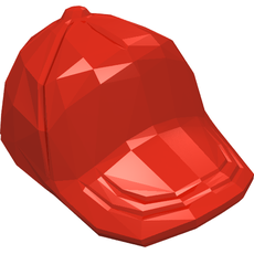 Hat / Cap Short Curved Bill with Seams on Peak and Button on Top (93219)