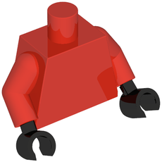 Torso, Red Arms, Black Hands [Plain] (973c22h03)