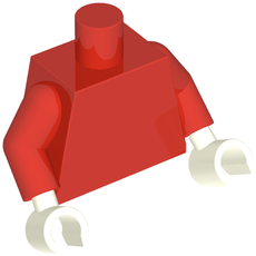 Torso, Red Arms, White Hands [Plain] (973c22h27)
