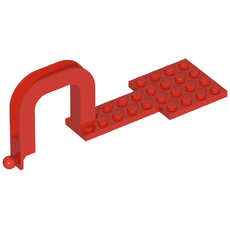 Vehicle Base, Trailer, 4 x 13 Swan Neck (upn0125)