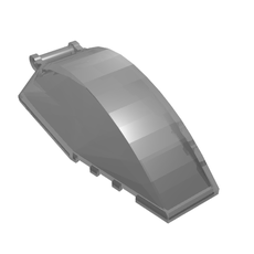 Windscreen 8 x 4 x 2 Curved with Handle (23448)