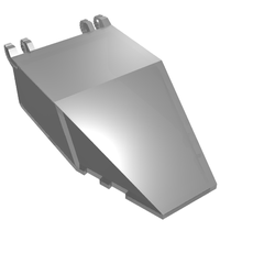 Windscreen 7 x 4 x 1 2/3 with Hinges (30372)