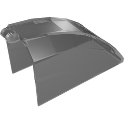 Windscreen 8 x 4 x 5 Curved with 2 Fingers