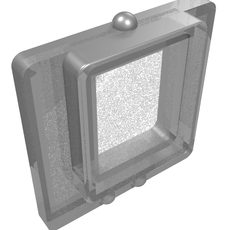 Glass for Window 1 x 2 x 2 Plane (4862)
