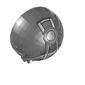 Windscreen 6 x 6 x 3 Canopy Half Sphere with Dual 2 Fingers with Gunship Print