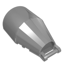 Windscreen 7 x 4 x 2 Round with Handle (92279)