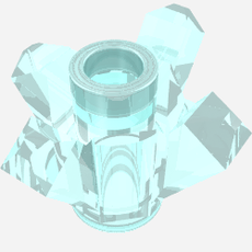 Rock 1 x 1 Crystal 4 Point (11127)