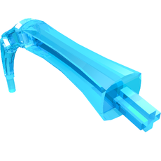 Insect Body Part, Leg / Tail / Claw / Rib with Axle (15107)