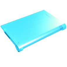Glass 2 x 3 for Hinge Car Roof 4 x 4 Sunroof with Ridges (2348b)