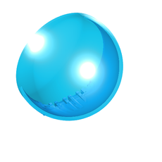 Windscreen 6 x 6 x 3 Canopy Half Sphere with Hinge [Plain] (30083)