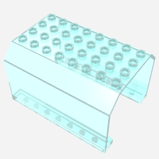 Aircraft Fuselage Angular Top 6 x 8 x 4 (42604)