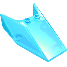 Windscreen 6 x 4 x 1 1/3 with Hollow Studs (6152a)
