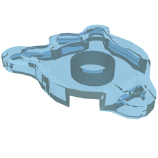 Tile Special, Splat with Rounded Sides (80677)