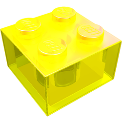 LEGO part LDraw render in color 42 - Trans-Neon Green LEGO part LDraw render in color 42 - Trans-Neon Green