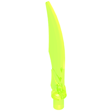 Weapon Sword Curved Blade with Bar (37341a)