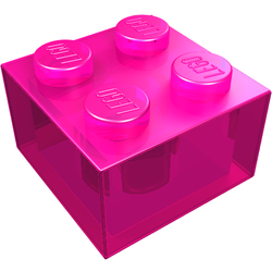 LEGO part LDraw render in color 45 - Trans-Dark Pink LEGO part LDraw render in color 45 - Trans-Dark Pink