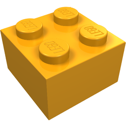 LEGO part LDraw render in color 462 - Medium Orange LEGO part LDraw render in color 462 - Medium Orange