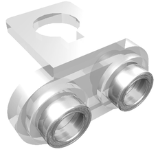 Minifig Neckwear Bracket with 2 Back Studs (18986)