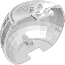 Dome Hemisphere 5 x 9 x 5 1/3 with 2 x 2 Studs on Top (20455)