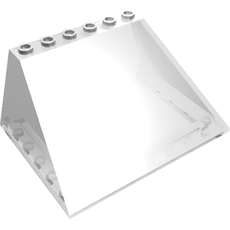 Windscreen 6 x 8 x 3 with 6 Studs on Top (24248)