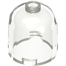 Brick Round 2 x 2 x 1 2/3 Dome Top, Hollow Stud (30151b)