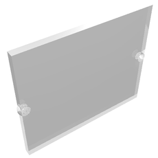 Glass for Window 1 x 4 x 3 (3855)
