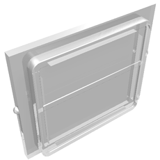 Glass for Train Window 1 x 4 x 3 (4034)