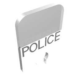 LEGO PART 4483pr0001 Motorcycle Windshield with POLICE Print ...